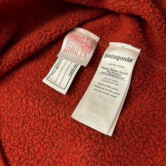 Patagonia Better Sweater 1/4 zip Dark Orange Sweatshirt - Picture 6 of 6